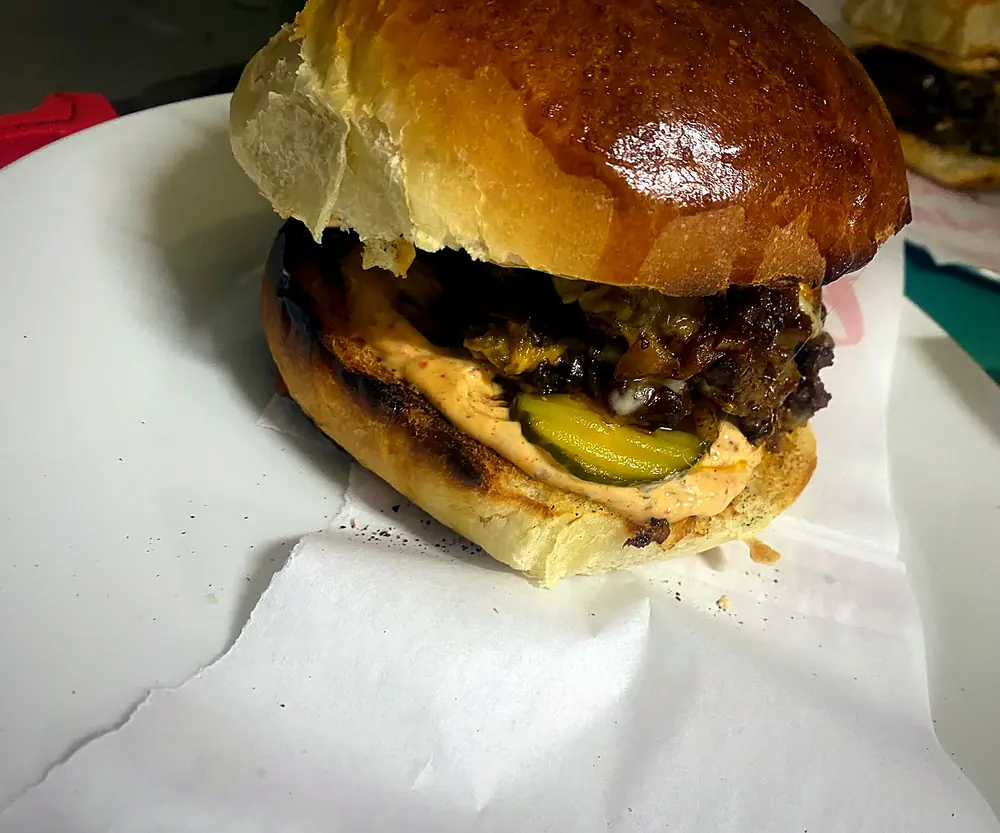 Tax Smash Hawaiian Burger